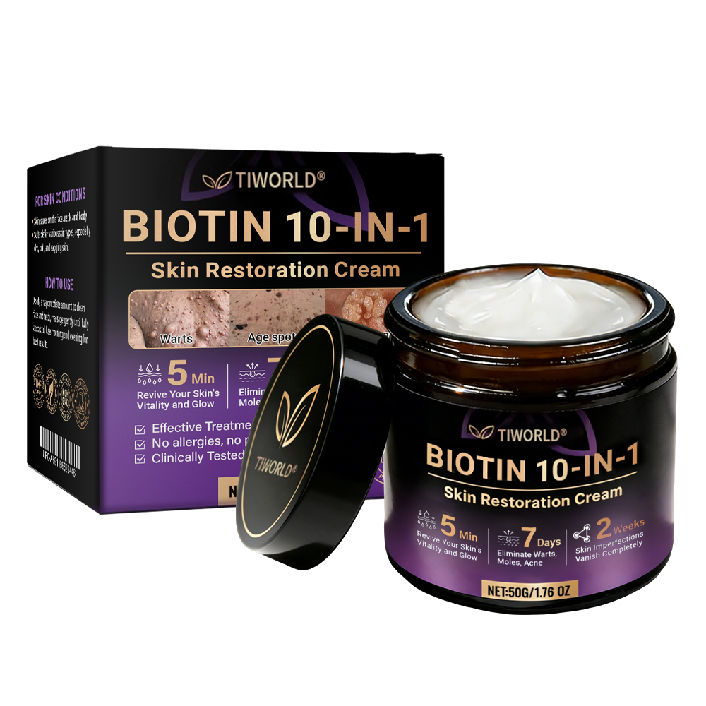 Made and Shipped from USA ✨TIWORLD® Biotin 10-in-1 Skin Restoration Cream 🍀