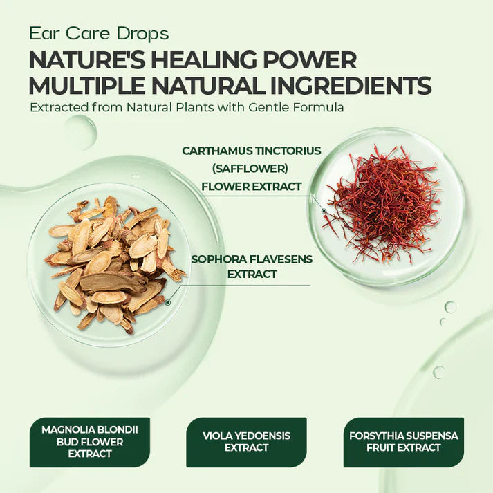 SEAGRIL™ Ear Care Drops- Tinnitus Relief – Gentle Cleansing & Soothing Relief for Healthy Ears -Plant-Based Formula|FDA-Registered(🌎free worldwide shipping)
