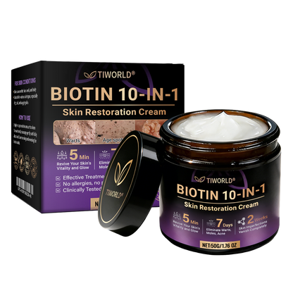 Made and Shipped from USA ✨TIWORLD® Biotin 10-in-1 Skin Restoration Cream 🍀