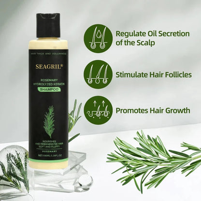 🌱SEAGRIL® Hair growth shampoo , Unlock the Secret to Thicker, Healthier-Looking Hair