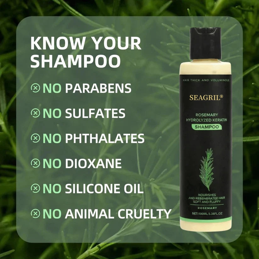 🌱SEAGRIL® Hair growth shampoo , Unlock the Secret to Thicker, Healthier-Looking Hair