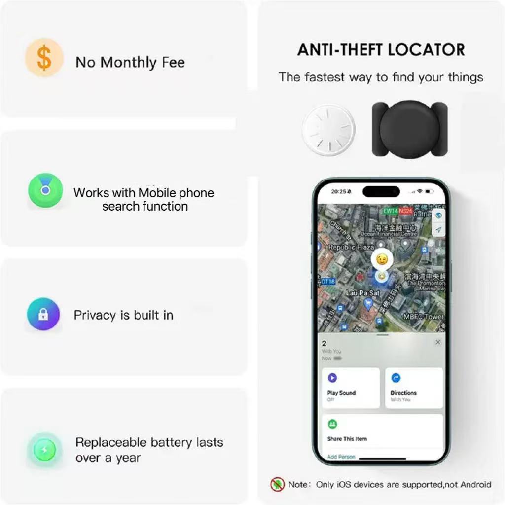 Ultra-Slim Magnetic GPS Tracker: Real-Time Global Tracking with Zero Monthly Fees