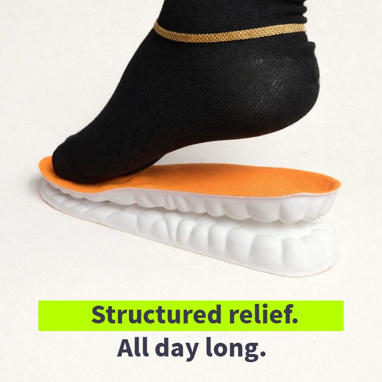Relief insoles for heel pain & plantar fasciitis