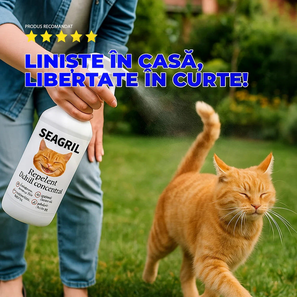 SEAGRIL® Natural Cat Repellent, Anti-Unwanted Cat Solution | 100 ml