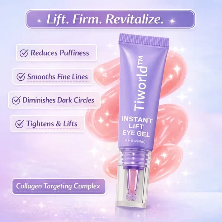 💜Instant Lift Eye Gel - For Puffiness & Bags, Wrinkles, Fine Lines and Dark Circles, Anti Aging Skin Care for Men & Women.