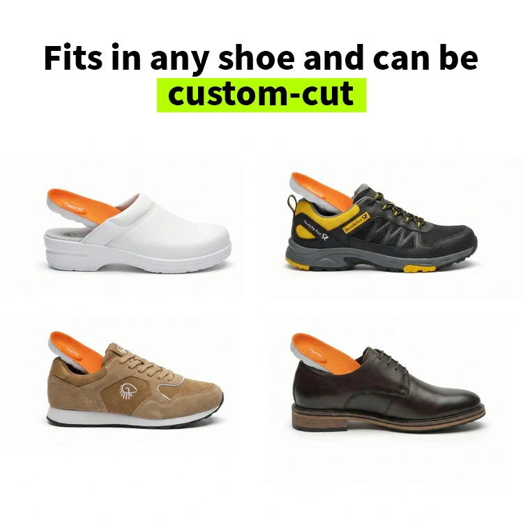 Relief insoles for heel pain & plantar fasciitis