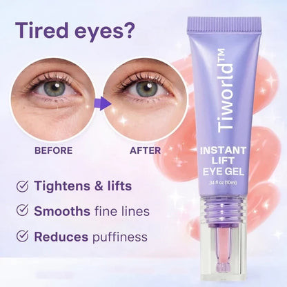 💜Instant Lift Eye Gel - For Puffiness & Bags, Wrinkles, Fine Lines and Dark Circles, Anti Aging Skin Care for Men & Women.