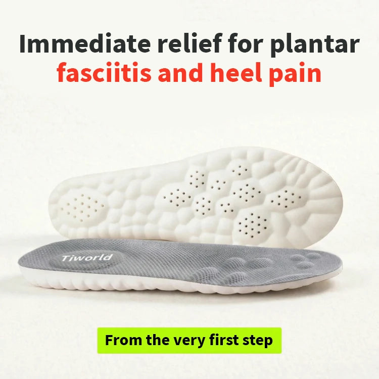 Relief insoles for heel pain & plantar fasciitis
