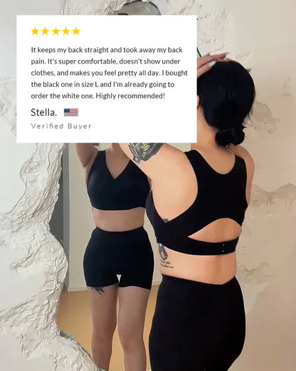 ✨Last Day: 50% Off Tiworld™ Front Closure Cross-Back Wireless Bra for Comfort & Support