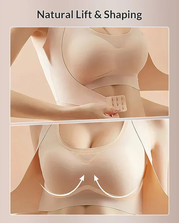 ✨Last Day: 50% Off Tiworld™ Front Closure Cross-Back Wireless Bra for Comfort & Support