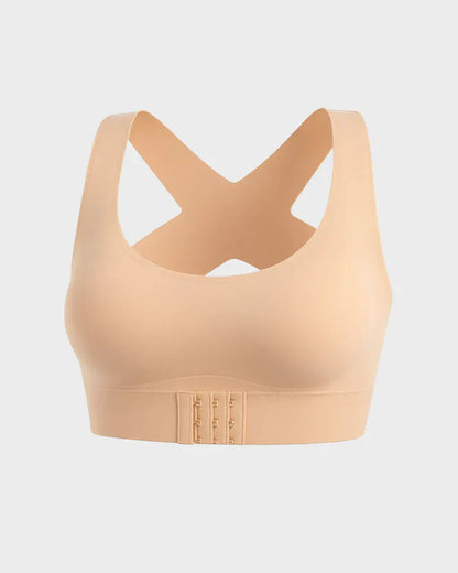 ✨Last Day: 50% Off Tiworld™ Front Closure Cross-Back Wireless Bra for Comfort & Support