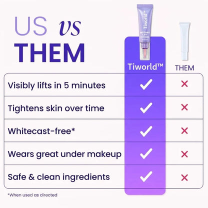 💜Instant Lift Eye Gel - For Puffiness & Bags, Wrinkles, Fine Lines and Dark Circles, Anti Aging Skin Care for Men & Women.