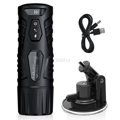 Automatic Male Masturbator 7 Thrusting Rotating Modes Mastubator Cup Electric Telescopic Sex Toy Pocket Pussy For Men Adult Toys