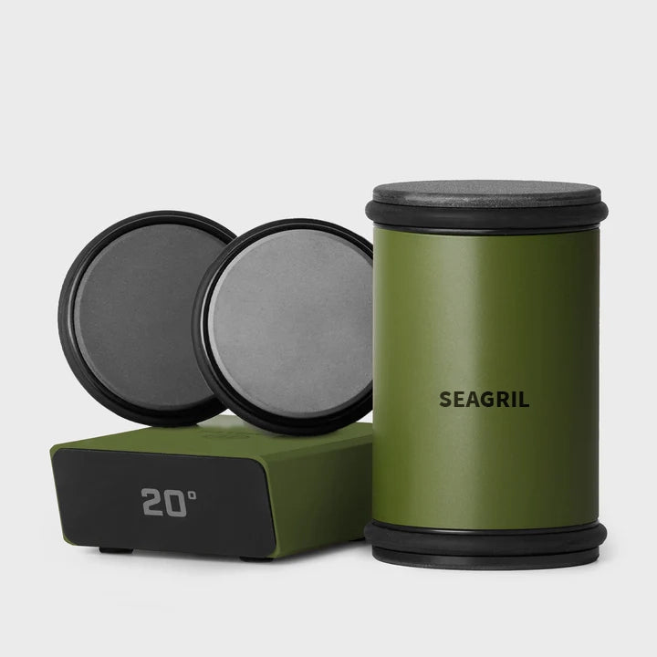 SEAGRIL Pro Bundle Diamond Rolling Knife Sharpener Set