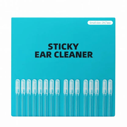Sticky Ear Cleaner Tool Stick Earwax Remover Sticks for Effective Ear Cleaning and Debris Removal Portable Gentle(24 units/box)