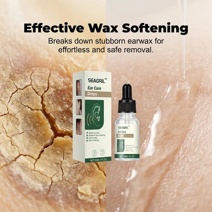 SEAGRIL™ Ear Care Drops- Tinnitus Relief – Gentle Cleansing & Soothing Relief for Healthy Ears -Plant-Based Formula|FDA-Registered(🌎free worldwide shipping)