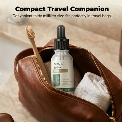 SEAGRIL™ Ear Care Drops- Tinnitus Relief – Gentle Cleansing & Soothing Relief for Healthy Ears -Plant-Based Formula|FDA-Registered(🌎free worldwide shipping)