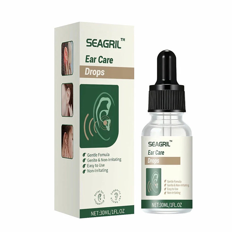 SEAGRIL™ Ear Care Drops- Tinnitus Relief – Gentle Cleansing & Soothing Relief for Healthy Ears -Plant-Based Formula|FDA-Registered(🌎free worldwide shipping)