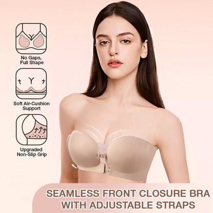 💜Tiworld™ Seamless Front Closure Bra With Adjustable Straps