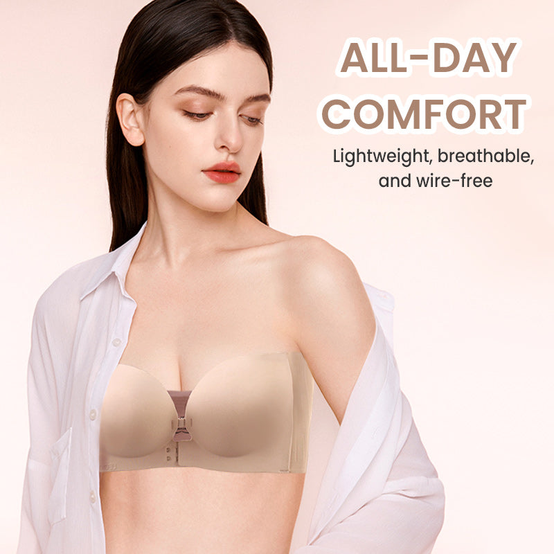 💜Tiworld™ Seamless Front Closure Bra With Adjustable Straps